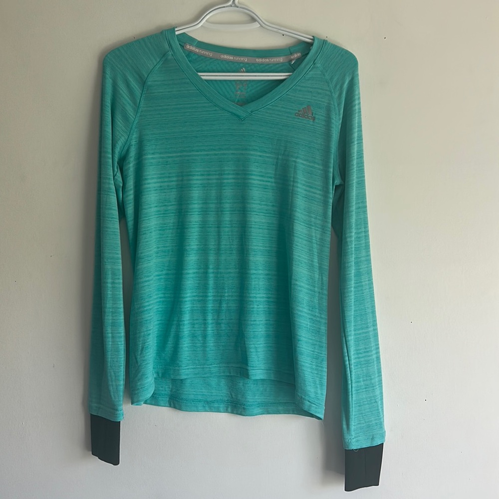 long sleeve adidas running shirt